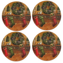 Hermia Juego de 4 Salvamanteles Multicolor 37 cm
